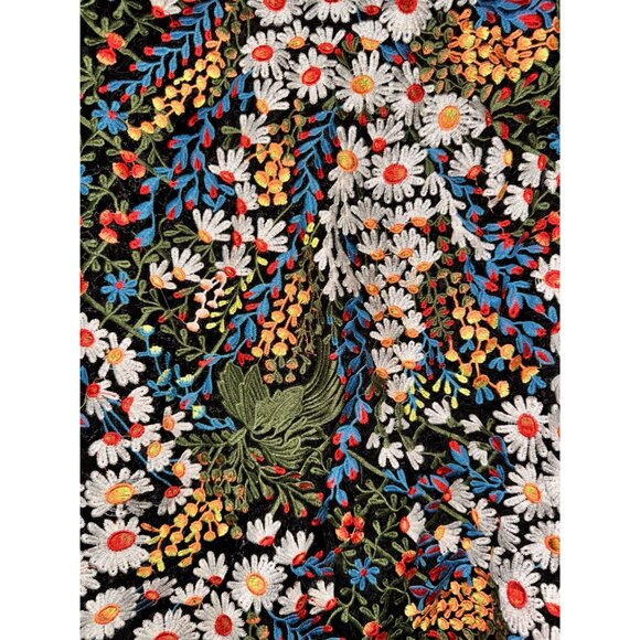 Vintage Midheaven Embroidered Floral Short Sleeve Top - Picture 8 of 10